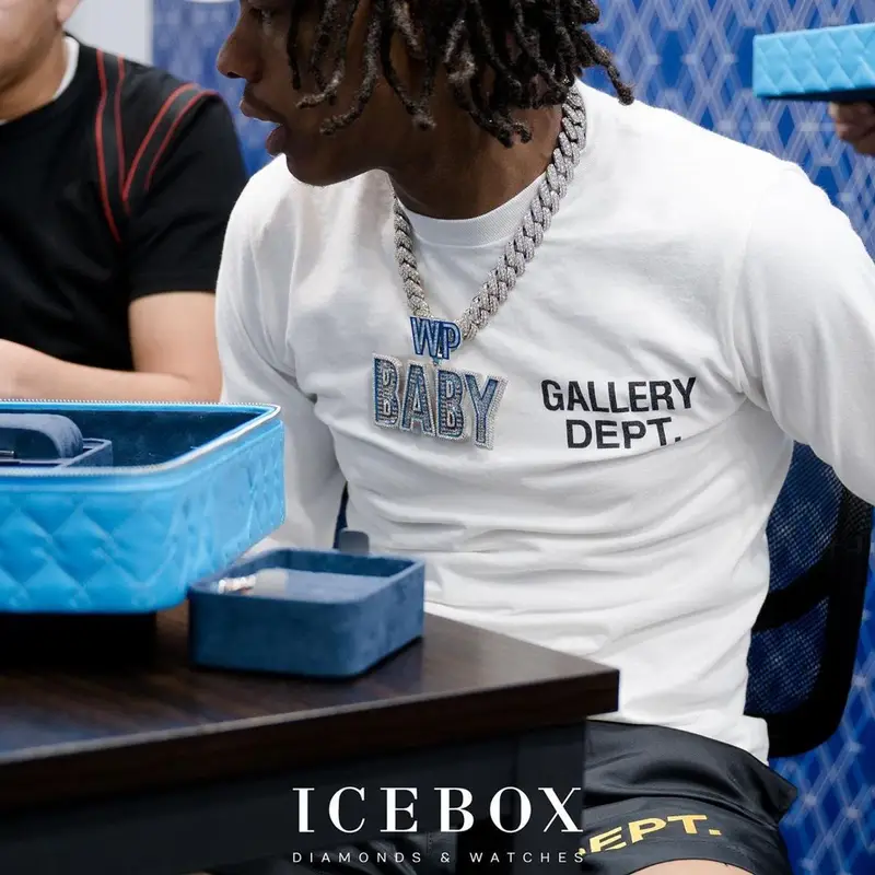Lil Baby outfit in Gallery Dept., Amiri, and Playboy, 2021