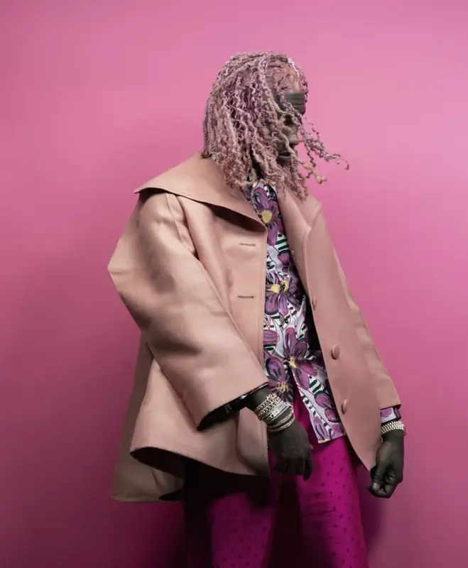 Young Thug outfit in Lanvin and Marni, 2021