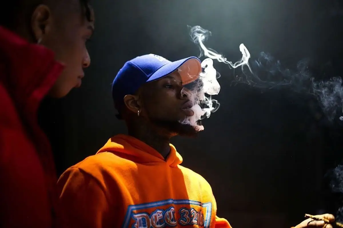 Tory Lanez outfit in December 32, 2020