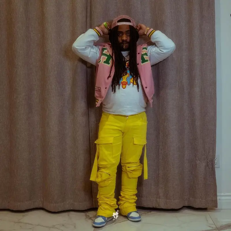 DooWop outfit in Homme + Femme, Nike, and Le Wuz Studios, 2021