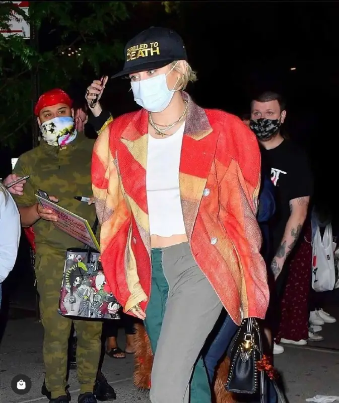 Miley Cyrus outfit in For Those Who Sin, 2021
