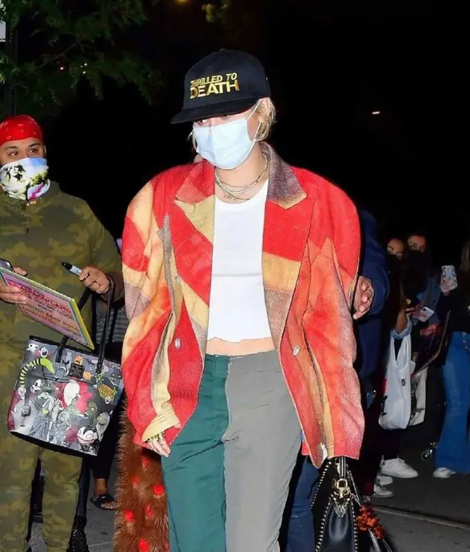 Miley Cyrus outfit in For Those Who Sin, 2021