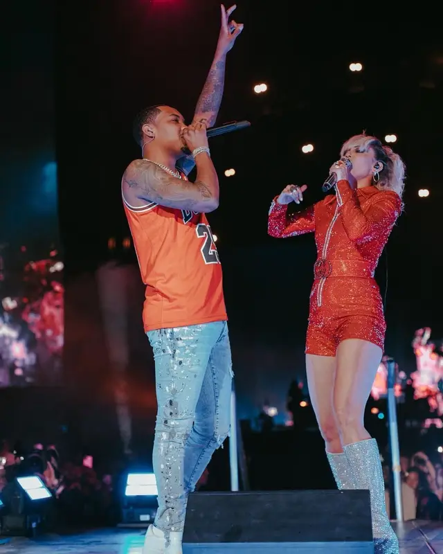G Herbo outfit in Chicago Bulls, Amiri, and Nike, 2021