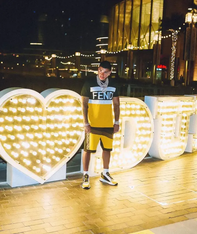 CJ outfit in Fendi, 2021