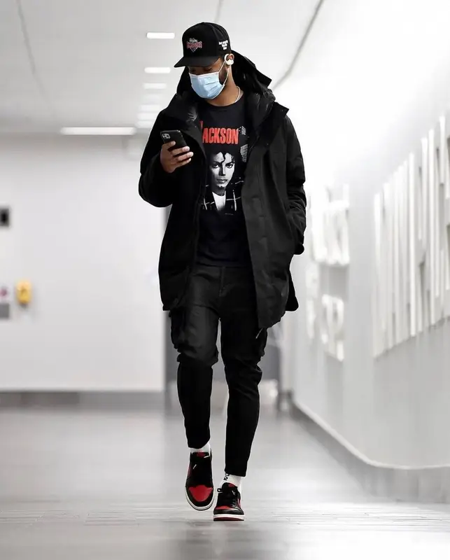 Cassius Stanley outfit in WyCo Vintage, Kill the Hype, and No Name, 2021