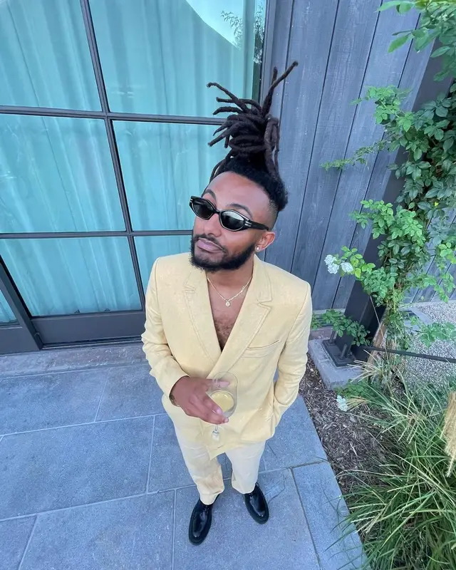 Amine outfit in Jacquemus and Gentle Monster, 2021