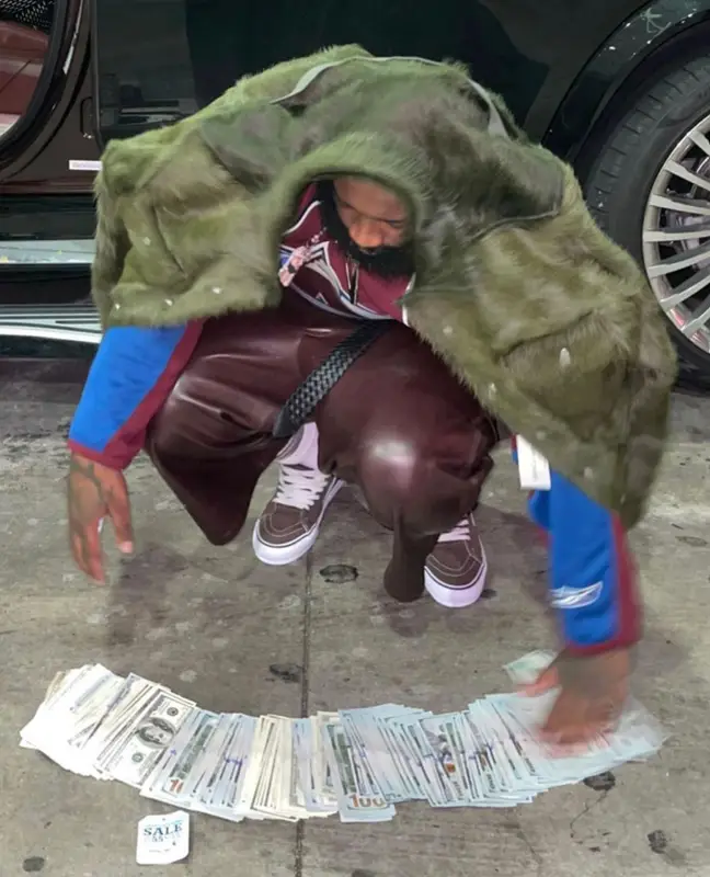 ASAP Bari outfit in Reebok, Vans, and Bottega Veneta, 2021
