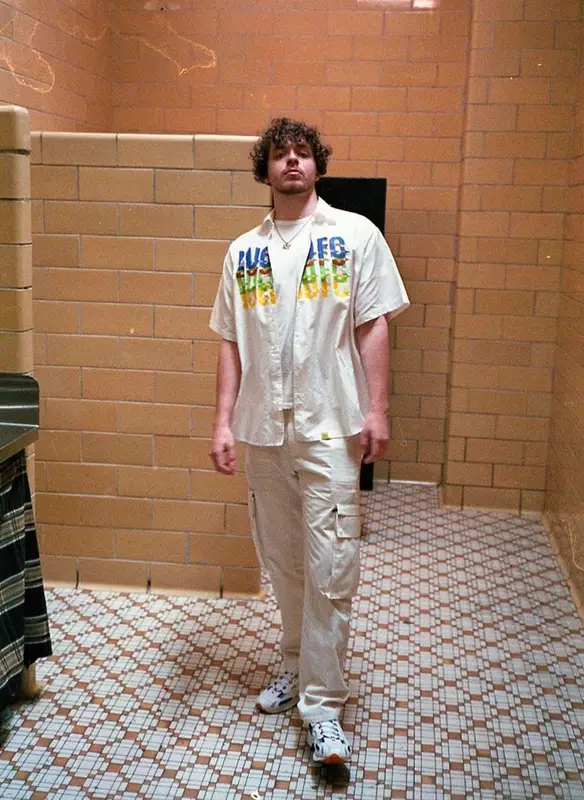 Jack Harlow outfit in Lucid FC, 2020