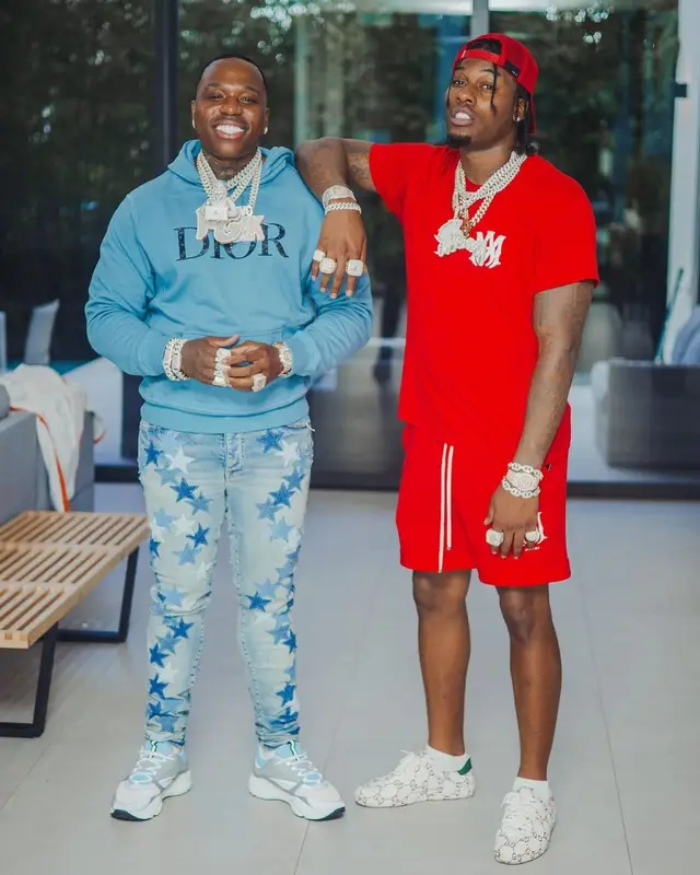 BandMan Kevo outfit in Dior, Amiri, and Chemist, 2021