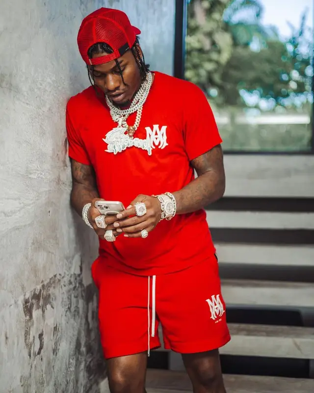 CJ So Cool outfit in Gucci and Amiri, 2021