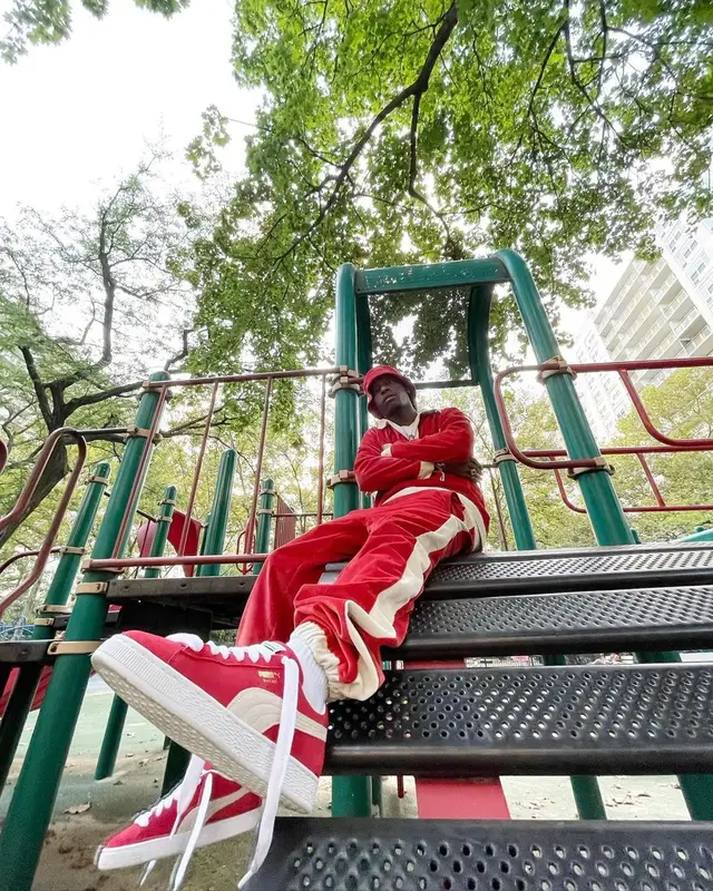 Bloody Osiris outfit in Puma and Delacasso, 2021