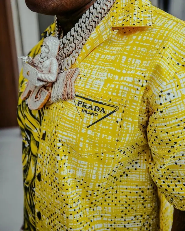 BandMan Kevo outfit in Prada, Amiri, and Chemist, 2021