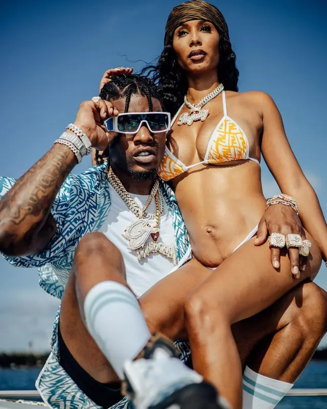 CJ So Cool outfit in Fendi, Louis Vuitton, and Amiri, 2021