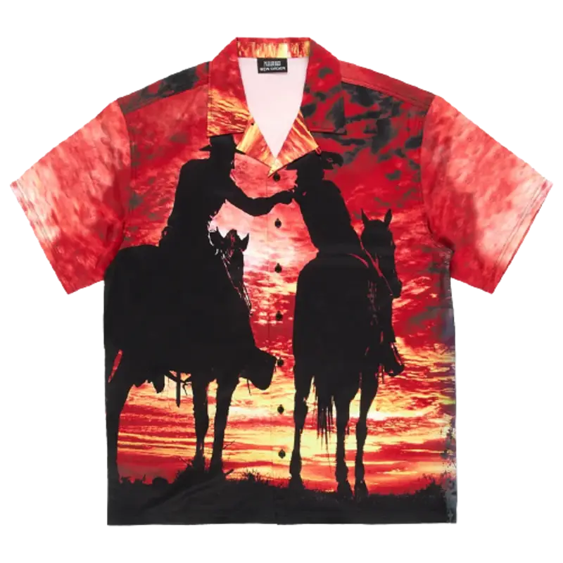 Pleasures Regret Button Down Shirt $100