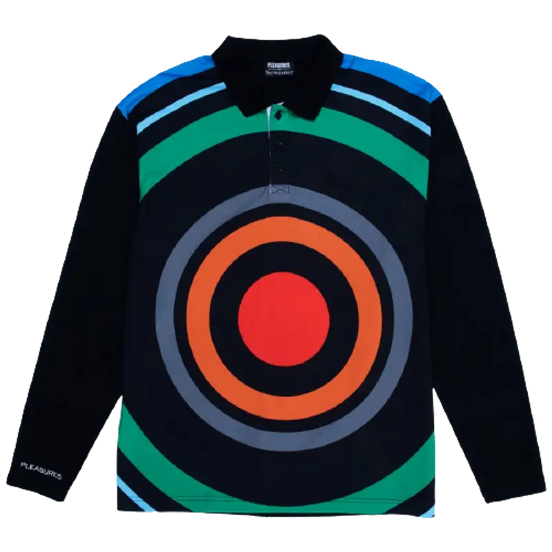 Pleasures Blue Monday Polo Shirt $80