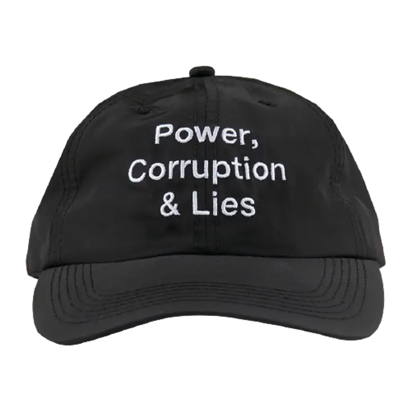Pleasures Powe Polo Black Cap $40