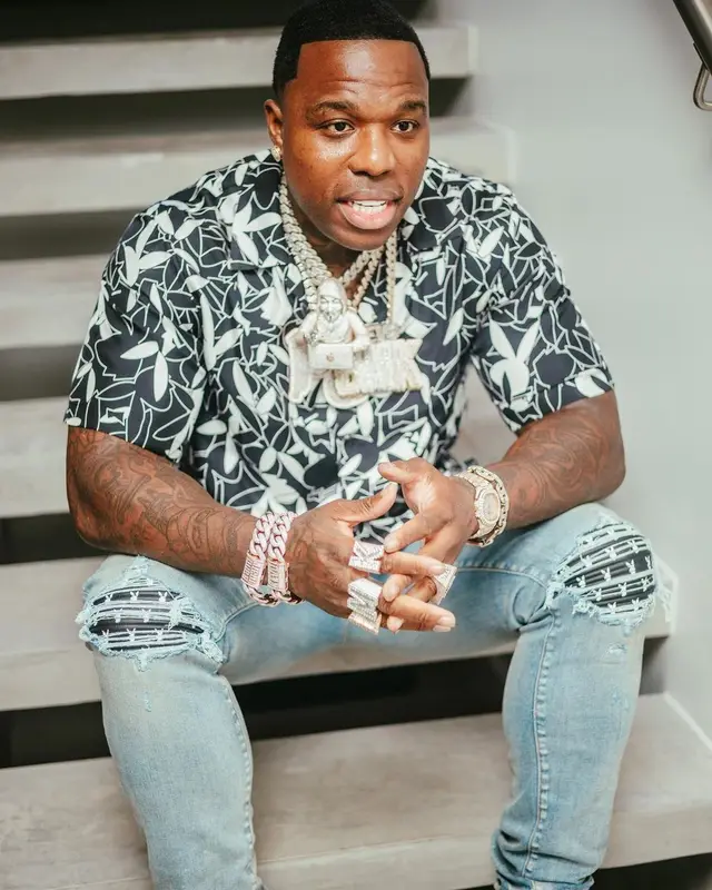 BandMan Kevo outfit in Amiri, Dior, and Playboy, 2021