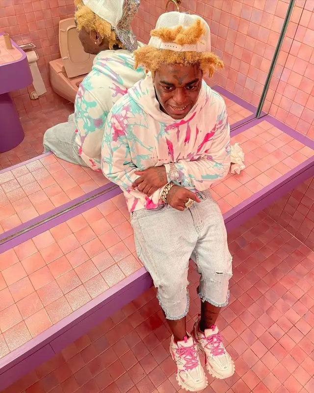 Kodak Black outfit in Amiri, Balenciaga, and Pale, 2021