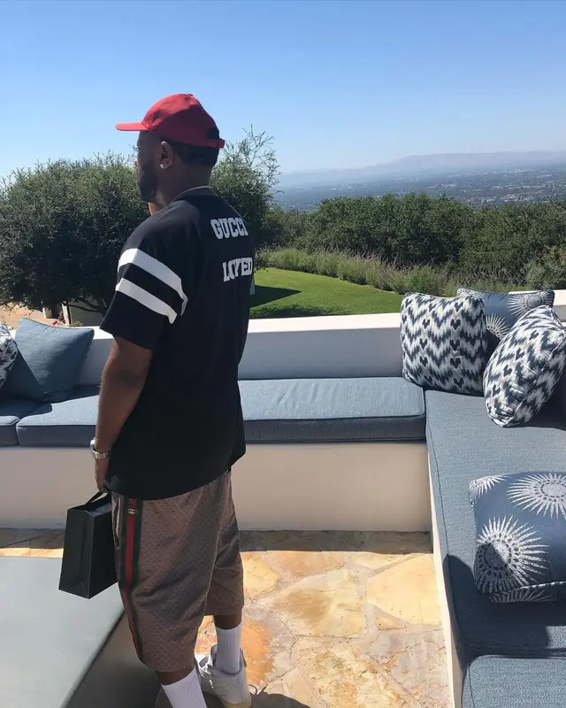 Mike Will Made-It outfit in Gucci and Nike, 2021