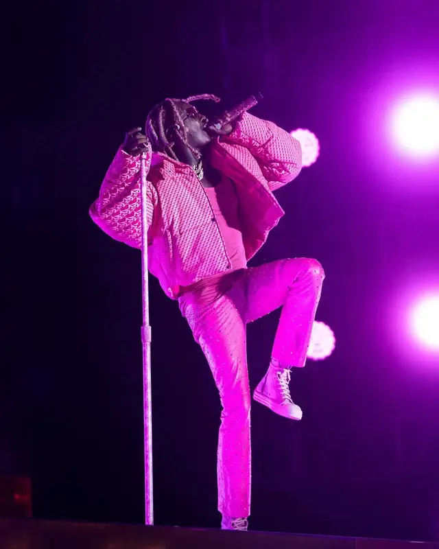 Young Thug outfit in Young Thug Merch, Cartier, and Spider Worldwide, 2021