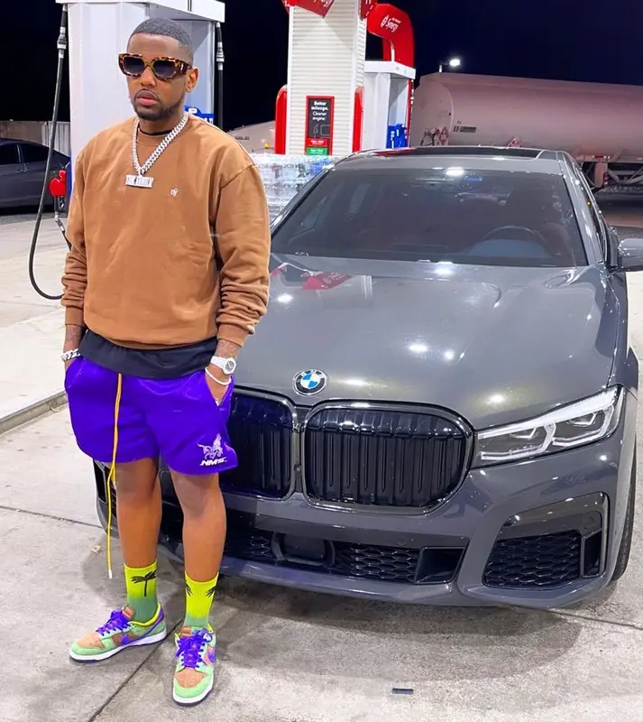 Fabolous outfit in Greg Yuna, Nemesis, and Palm Angels, 2021