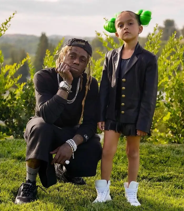 Lil Wayne outfit in Balenciaga, 2021