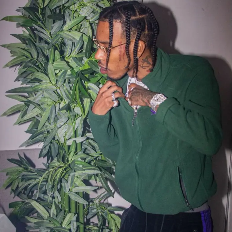 KSupreme outfit in Needles, Nike, and Cartier, 2021
