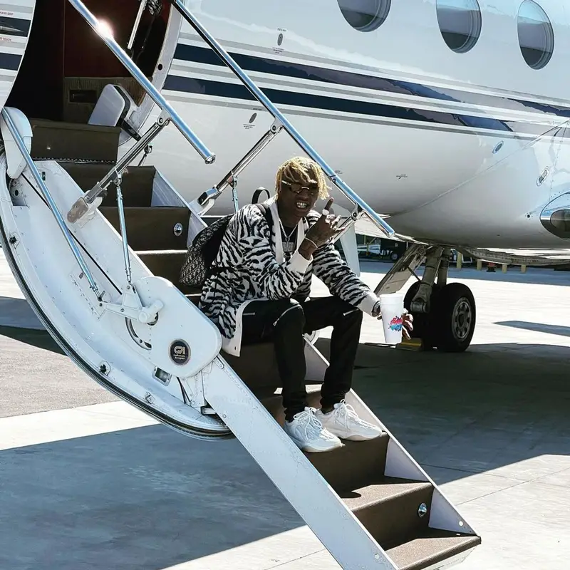 Soulja Boy outfit in Amiri, Dior, and Cartier, 2021