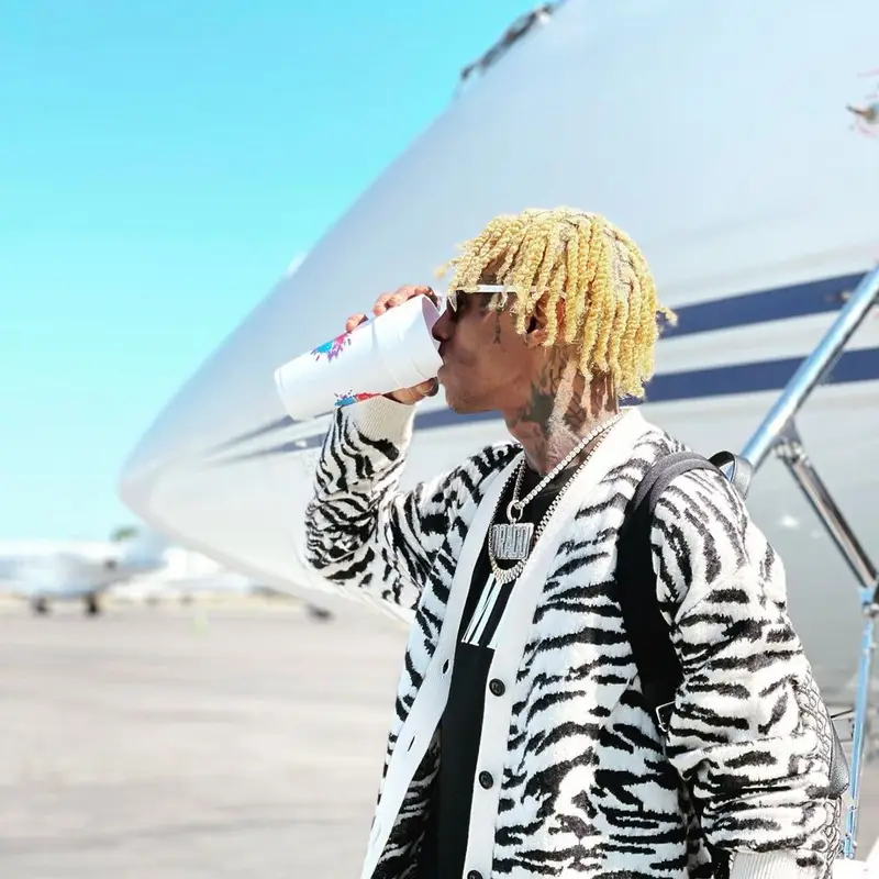 Soulja Boy outfit in Amiri, Dior, and Cartier, 2021