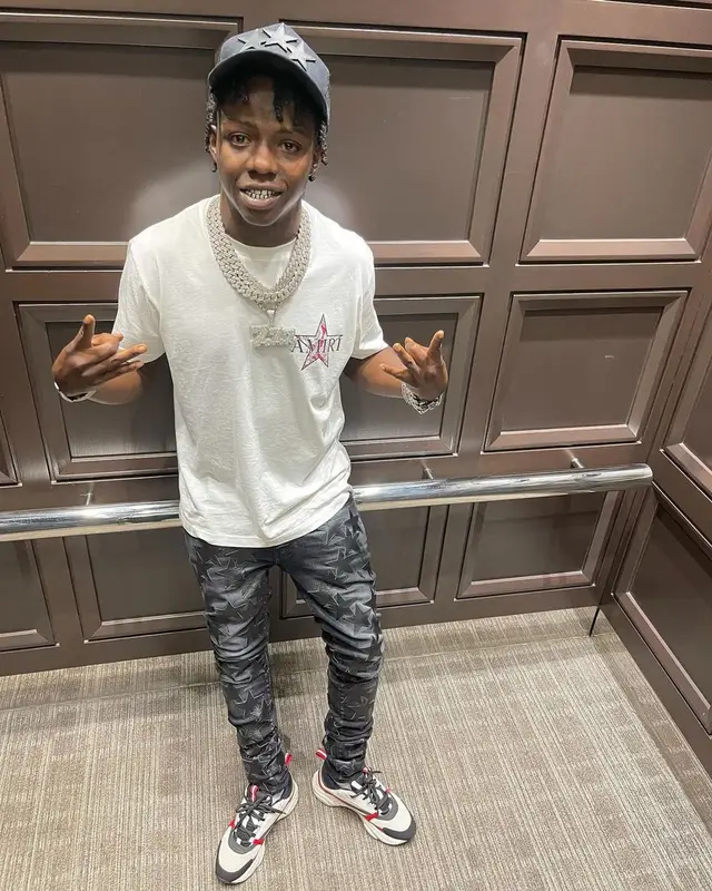 Jackboy outfit in Chemist, Dior, and Amiri, 2021
