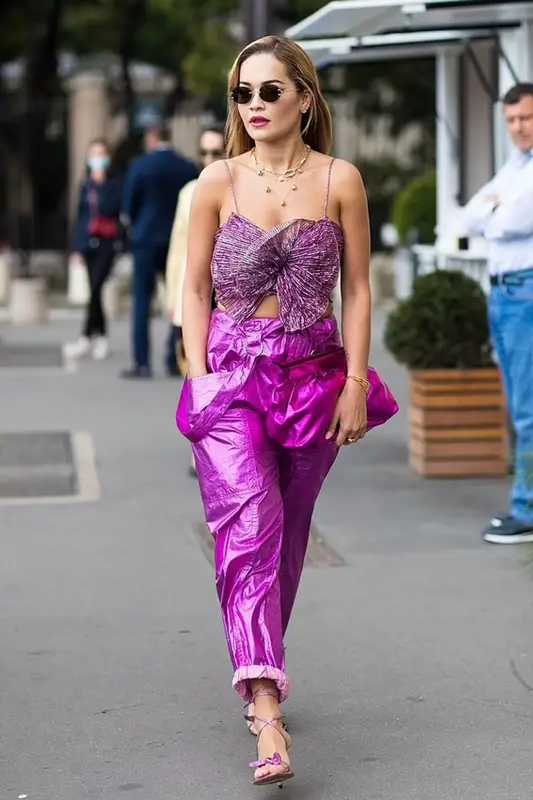 Rita Ora outfit in Isabel Marant and Linda Farrow, 2021