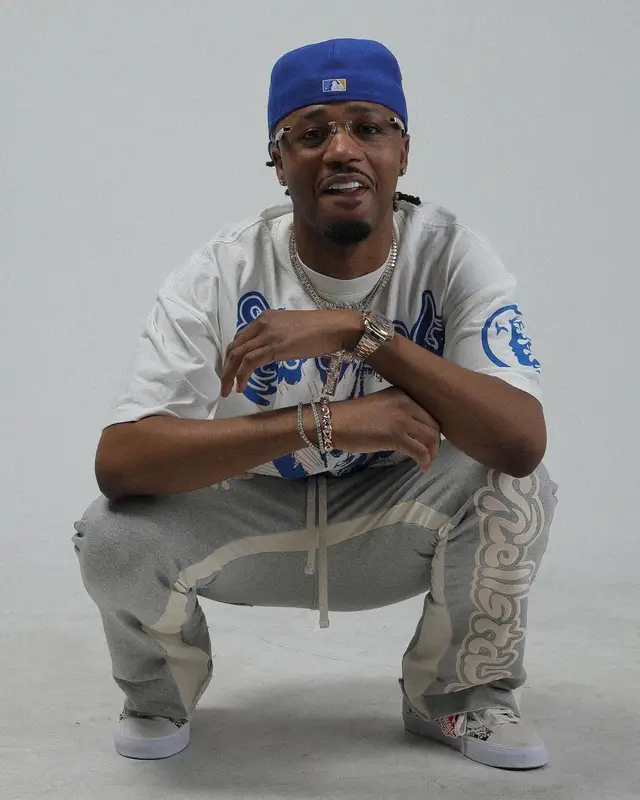 Metro Boomin outfit in Hellstar and Vans, 2021