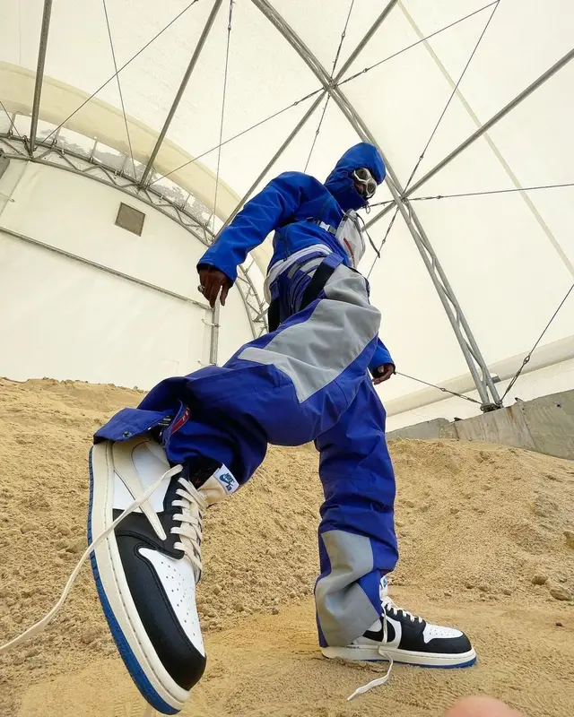 Bloody Osiris outfit in Prada, Linda Farrow, and Walter van Beirendonck, 2021