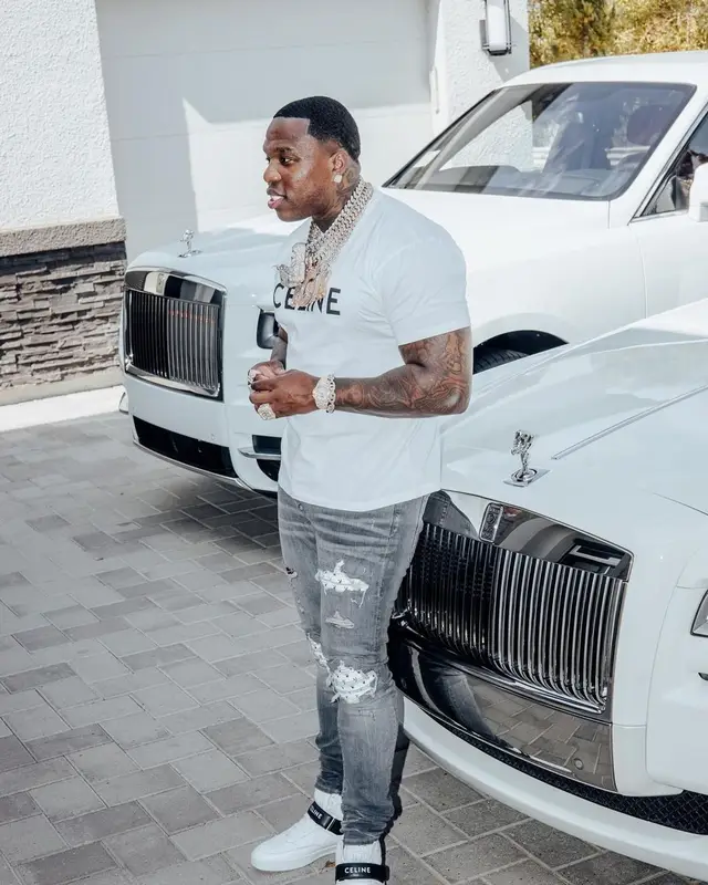 BandMan Kevo outfit in Celine, Amiri, and Louis Vuitton, 2021