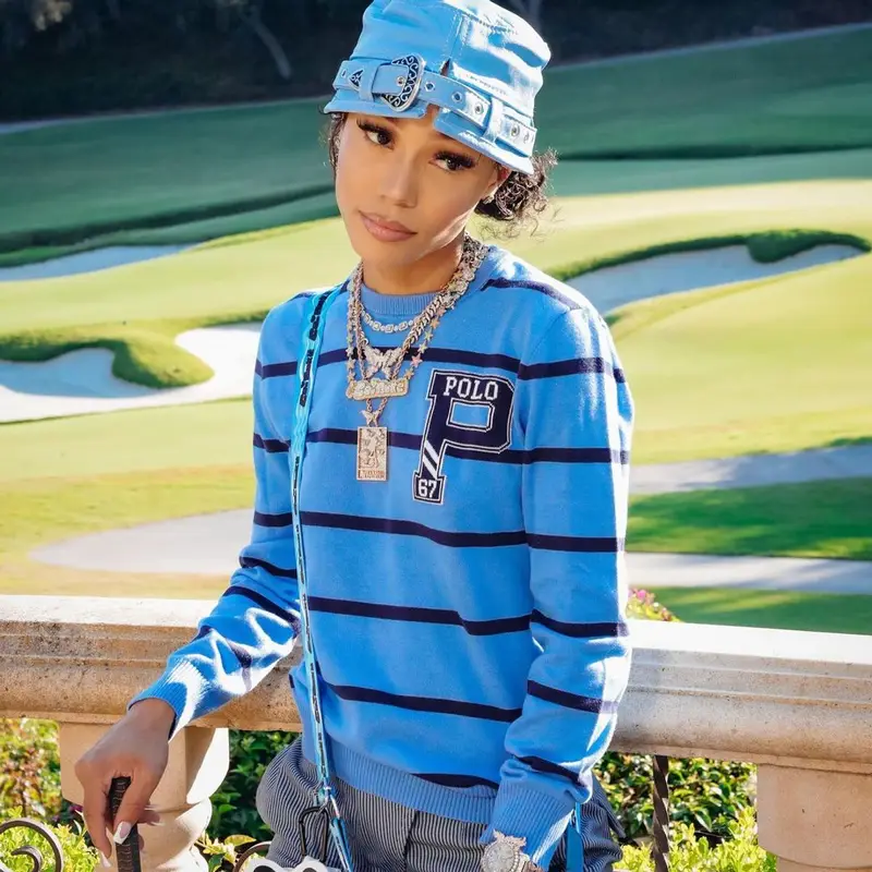 Coi Leray outfit in 730la, 2021