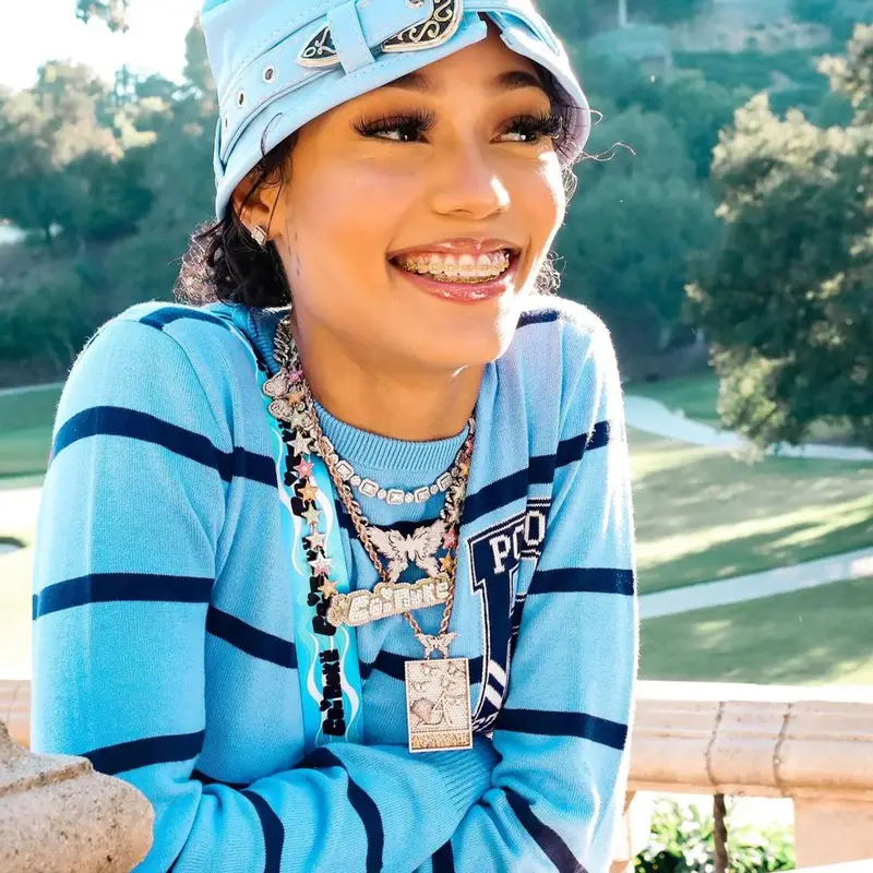 Coi Leray outfit in 730la, 2021