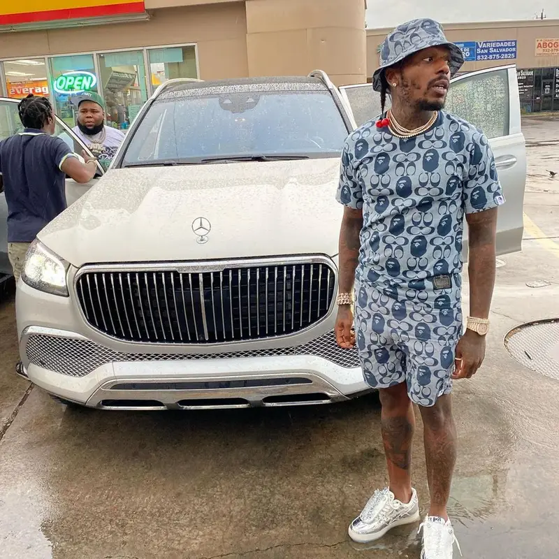 Sauce Walka outfit in Bape and Coach, 2021
