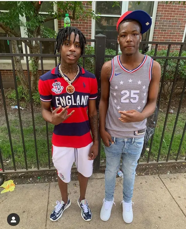 Polo G outfit in Ralph Lauren and Prada, 2021