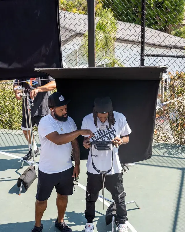 Wiz Khalifa outfit in Supreme, Rick Owens, and Jordan, 2021
