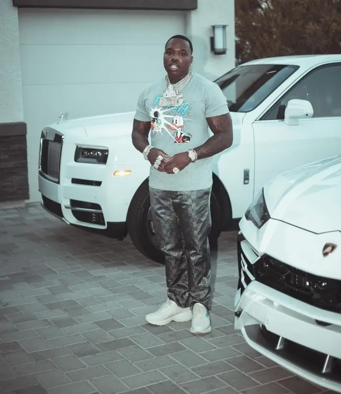 BandMan Kevo outfit in Gucci and Disney, 2021