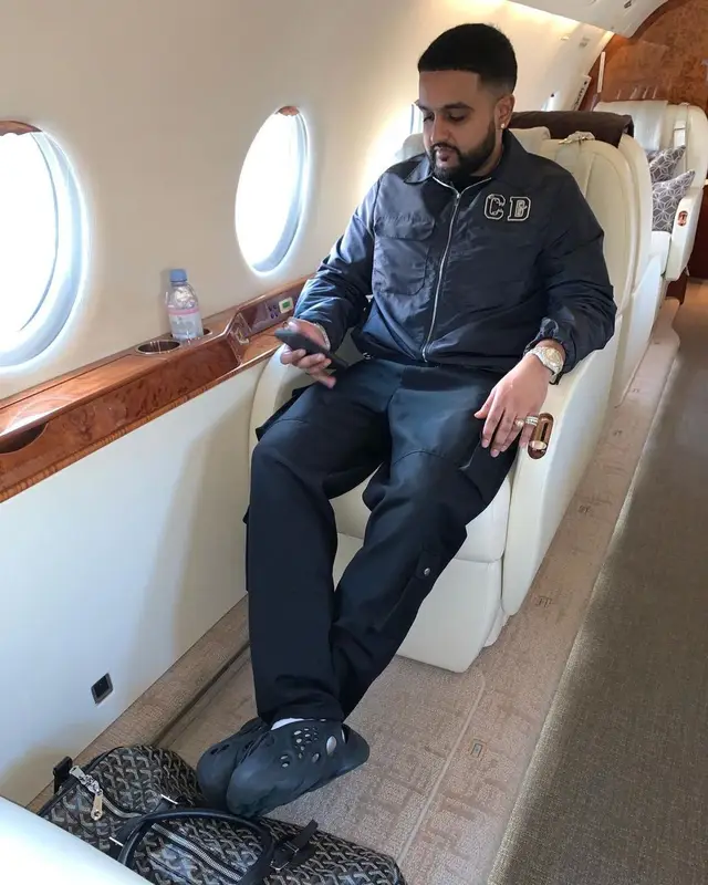 Nav outfit in Dior, Yeezy, and Goyard, 2021