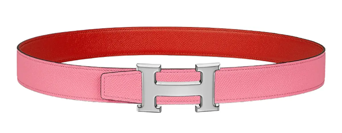 pink h belt