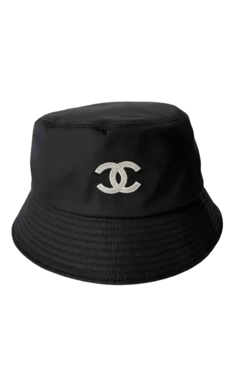 Chanel Bucket Black Hat