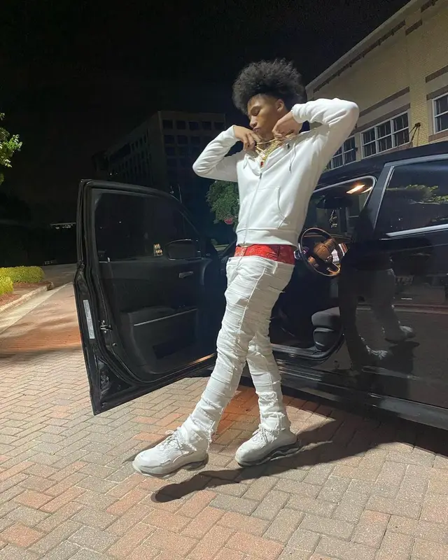 Mikey outfit in Ralph Lauren, Valabasas, and Balenciaga, 2021