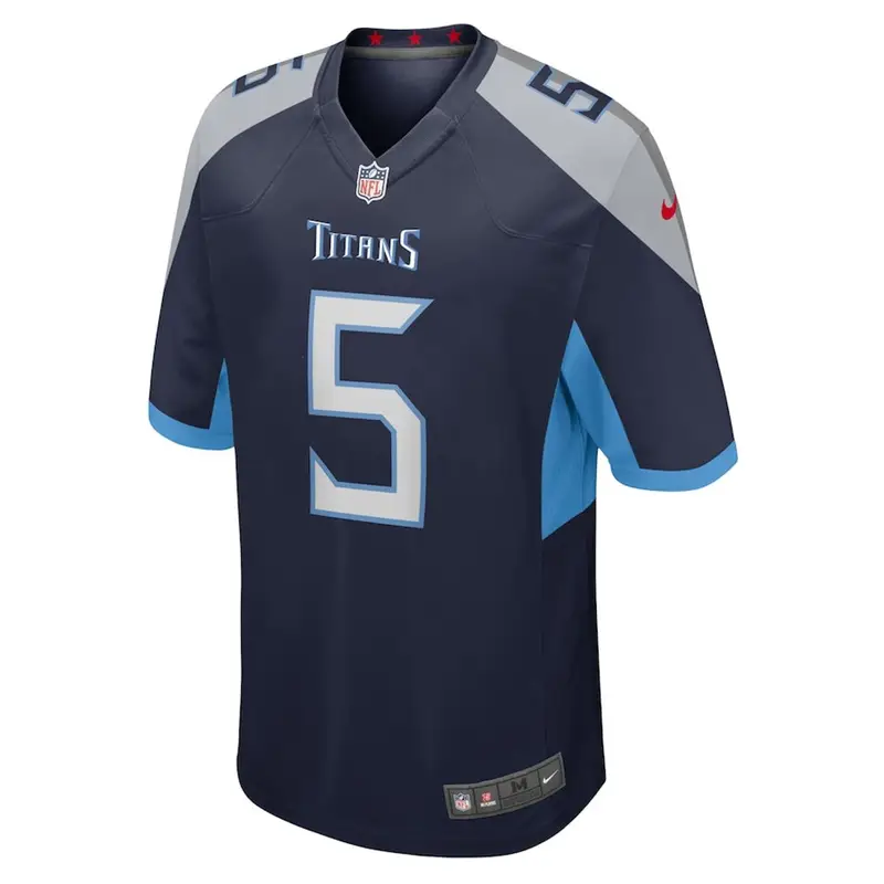 Nike Logan Woodside Tennessee Titans Game Navy Jersey $120