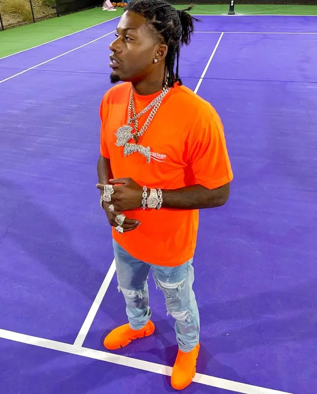 CJ So Cool outfit in Balenciaga and Amiri, 2021