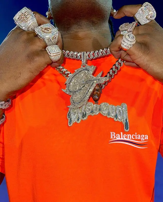 CJ So Cool outfit in Balenciaga and Amiri, 2021