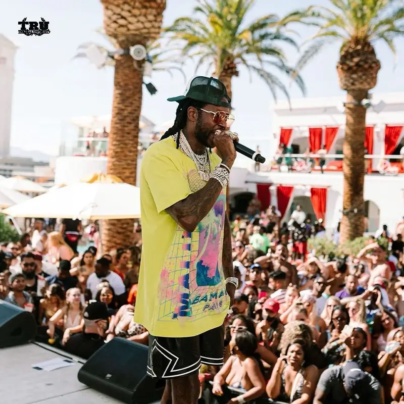 2 Chainz outfit in Balmain, Amiri, and Gucci, 2021