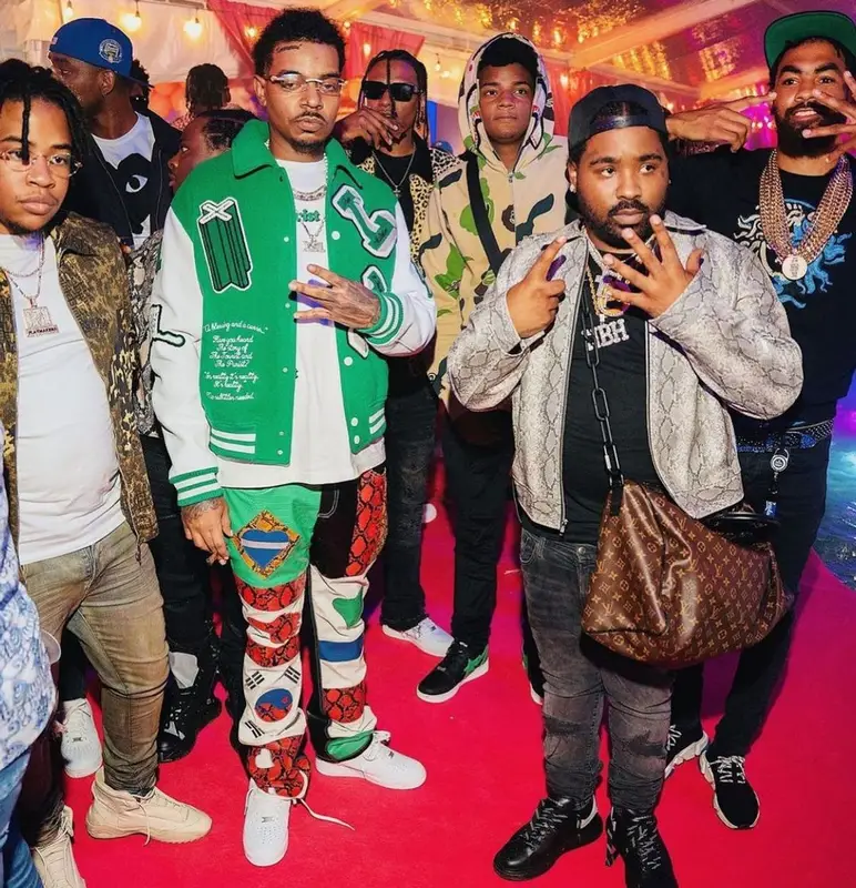 Wheezy outfit in Louis Vuitton, Nike, and Cartier, 2021