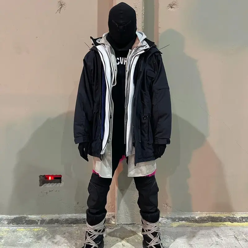 Playboi Carti outfit in Balenciaga, Vetements, and Rick Owens, 2021